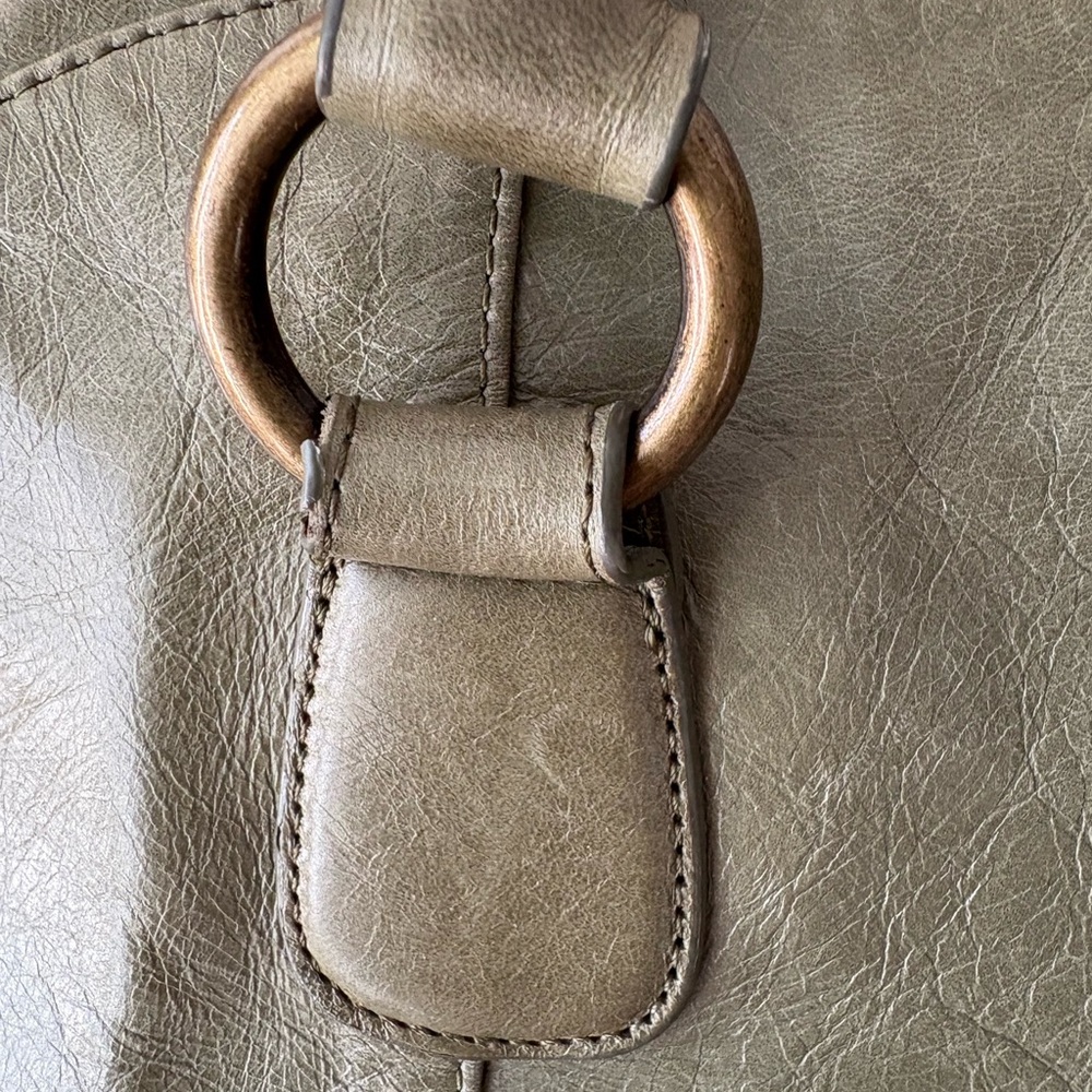 HOBO Leather Tote, Sage Green - Picture 13 of 16